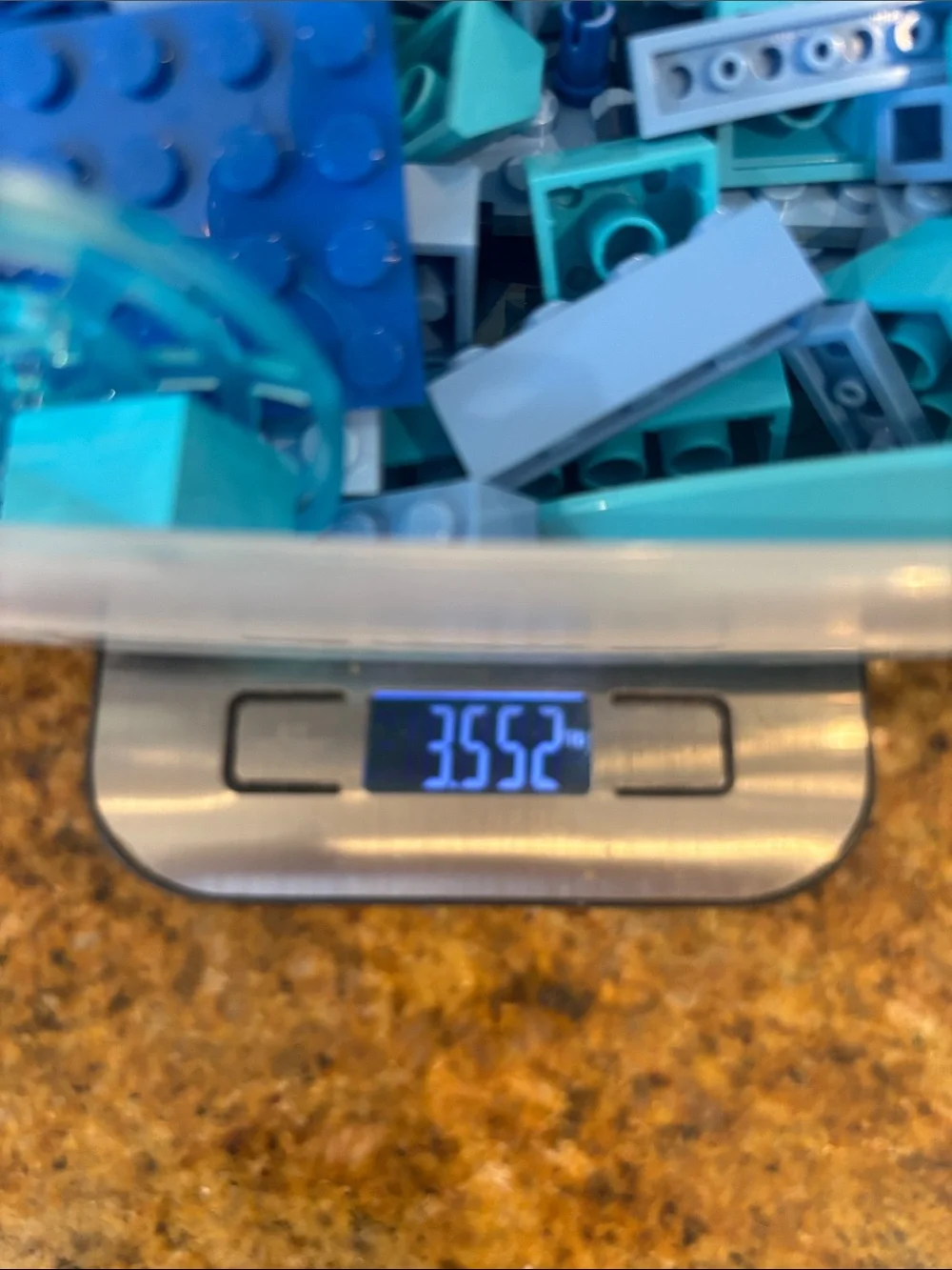 Lego, Shades of Blue, 3.5 lbs